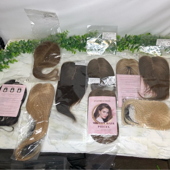 100% Human Hair Topper Bundle 21 Pieces (new) - Picture 6 of 11